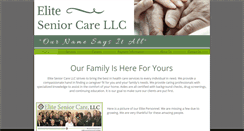 Desktop Screenshot of myeliteseniorcare.com